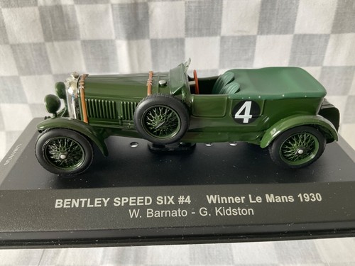 1/43 IXO LM 1930 BENTLEY SPEED SIX # 4 WINNER LE MANS 1930 BARNATO / KIDSTON - Picture 8 of 11
