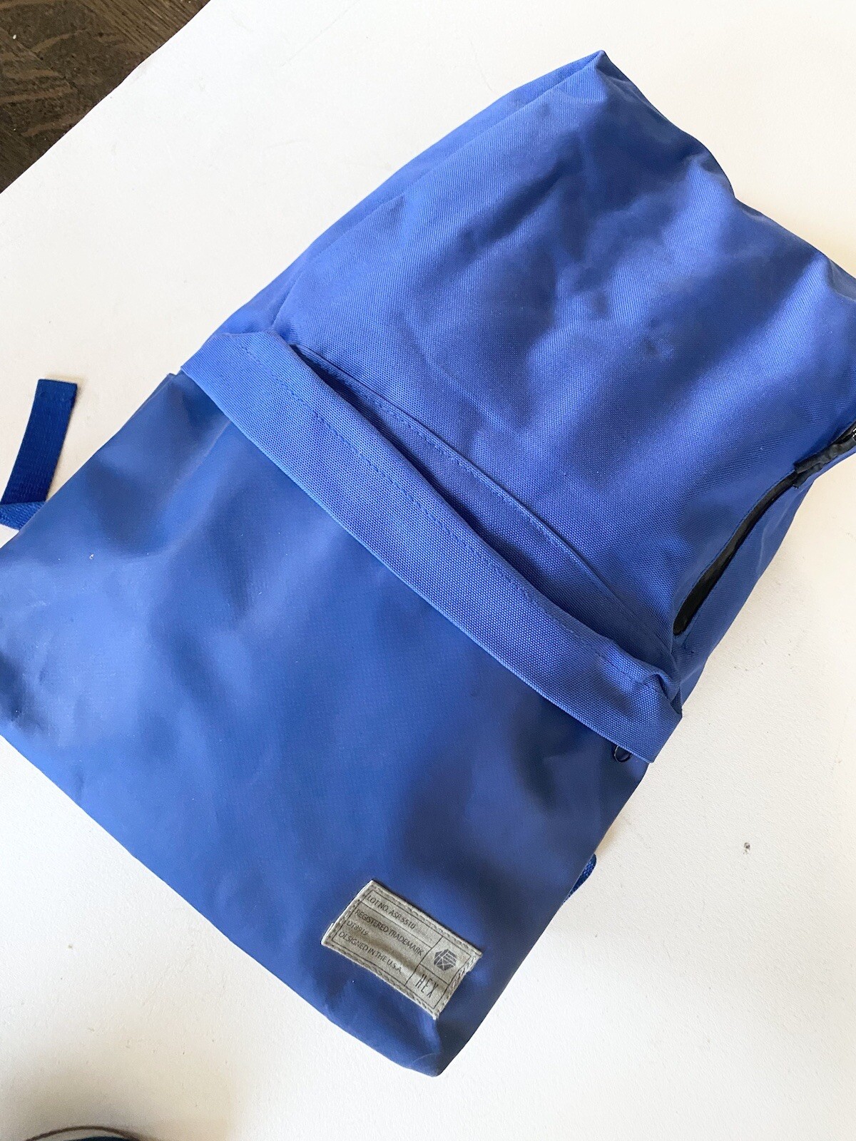 HEX Blue Backpack Adjustable Straps Two Pocket - image 2