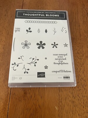 Stampin' Up-Thoughtful Blooms Photopolymer Stamp Set - Item # 152290