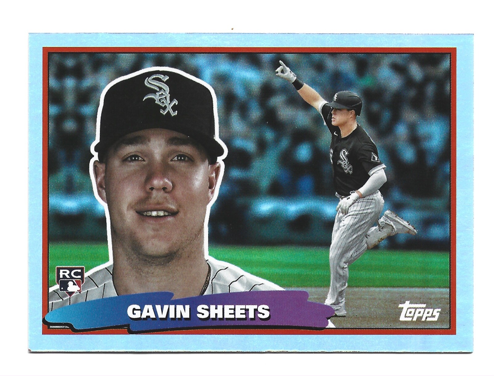 2022 Topps Archives 1988 Big Foil #88BF-5 RC Gavin Sheets Chicago White Sox Card