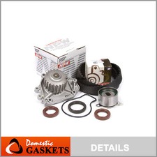 Timing Belt Npw Water Pump Kit Fit 96-00 Honda Civic Si De Sol Vtec Dohc B16a2