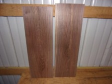 2 PC WALNUT LUMBER WOOD KILN DRIED BOARDS LOT 1633V 7/8" THICK FLAT CLEAR