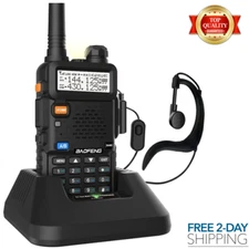 Digital Handheld Radio Scanner Fire Police VHF FM EMS Ham 2 Way Transceiver Dual
