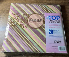 NEW MBI Top-Loading Scrapbook 20-Pages Post-Bound Family Memories