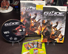G.I. Joe The Rise of Cobra Nintendo Wii Case Manual Disc EA