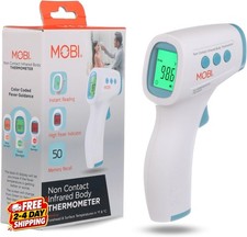 Greetmed No Touch Forehead Digital Thermometer for Adults, Kids with Fever