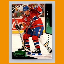 Paul DiPietro #108 1993-94 Parkhurst Emerald Ice Montreal Canadiens Hockey Card