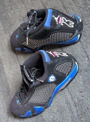 Black Blue Supreme Jordan Retro 14 SZ:10 | eBay