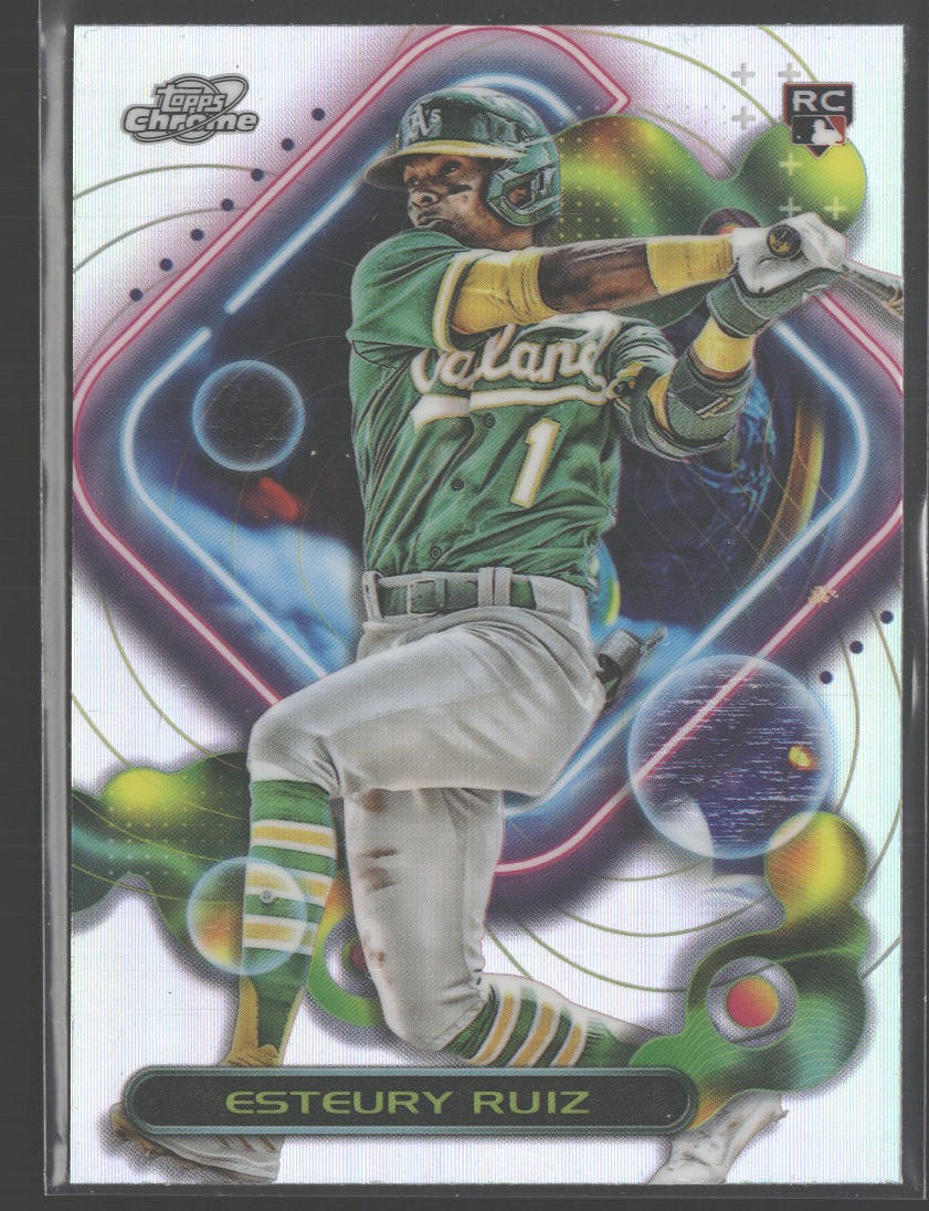 2023 Topps Chrome Cosmic #163 Esteury Ruiz Refractor