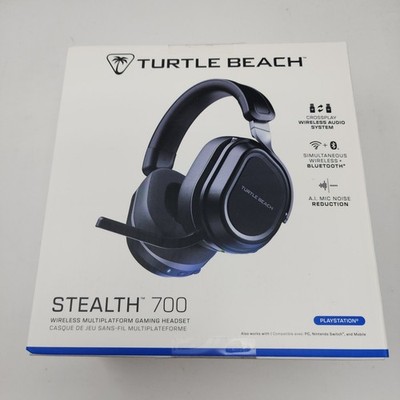 New Turtle Beach Stealth 700 Gen 3 Gaming Headset Black PlayStation Bluetooth 