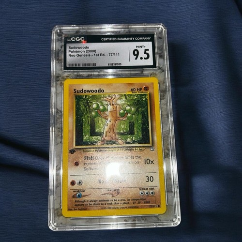 Sudowoodo (1st Edition) graded CGC 10 for sale on eBay