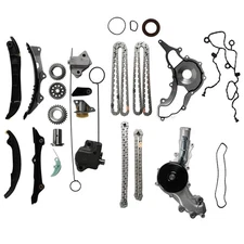 Timing Chain Kit Cover Gasket Set Water Pump Fits 11-15 Jeep 3.6L DOHC PENTASTAR