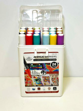 acrylic markers box of 24 colors