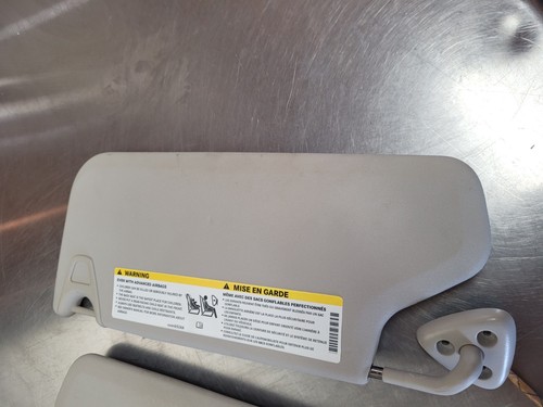 2011-2020 Dodge Journey Front Left & Right Illuminated Sun Visor Beige OEM Pair - Picture 8 of 16
