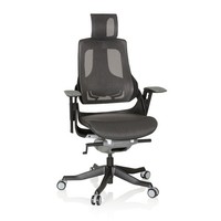 BüRostuhl Drehstuhl Schwarz Schreibtischstuhl Netz Mesh Spektre Black Hjh Office