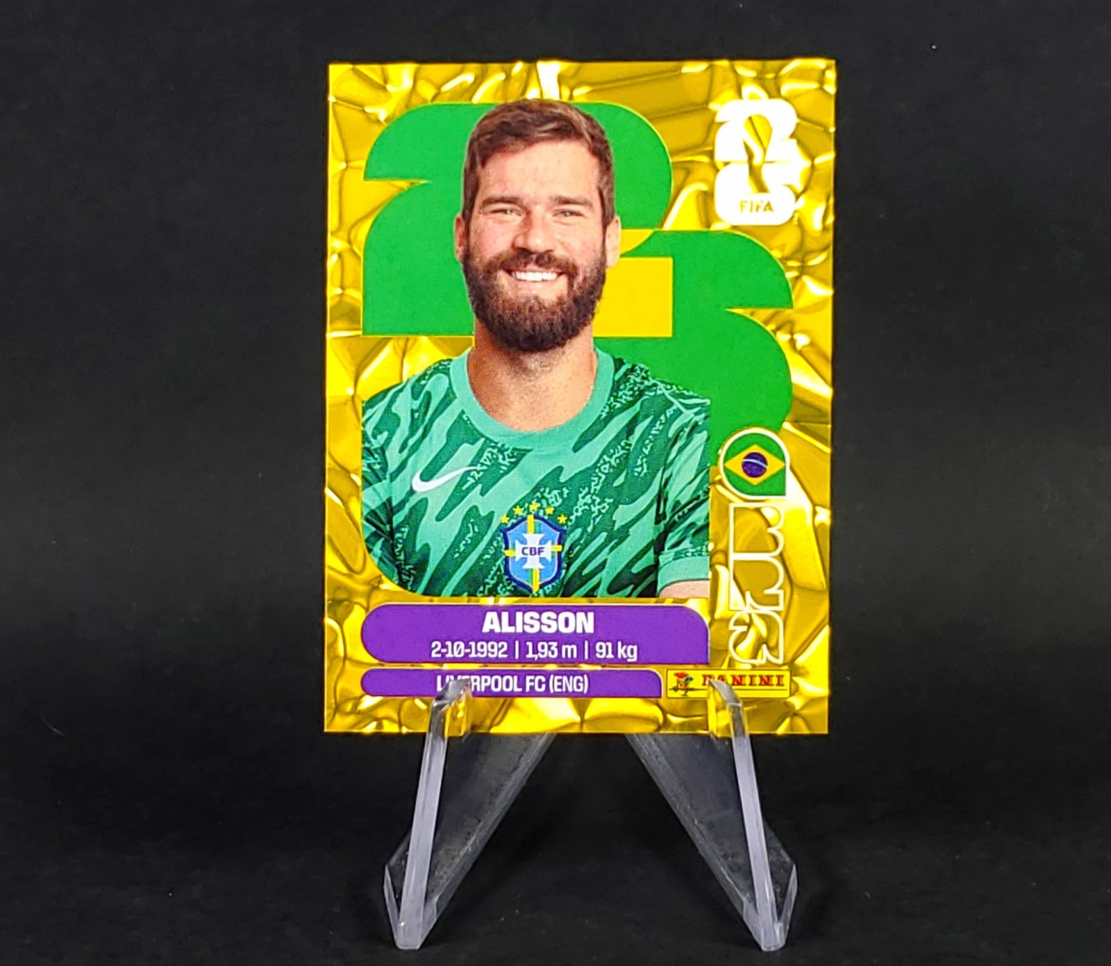 Brazil 2026 Panini FIFA World Cup Stickers GOLD CRUMPLE USA Online Exclusive