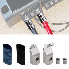 2PCS Input Wire Gauge Reducer, Offset Angled 1/0 Gauge to 4 Gauge Amp Input R...