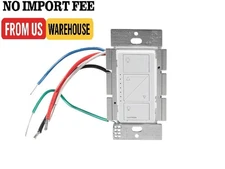 Lutron Caseta Wireless In-Wall Dimmer PRO PD-10NXD-WH Single Pole/3-Way/Wireless