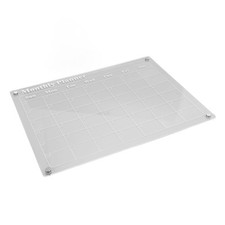 2 X Set Acrylic Dry Erase Board 15.7x11.8in Monthly Calendar And Blank Memo  
