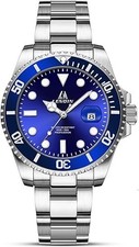 LN LENQIN Mens Watches Stainless Steel Waterp...