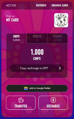 #ad #ad Dave and Buster#x27;s Power Card 1000 CHIPS NO TICKETS *DIGITAL LOAD ONLY * $70.00