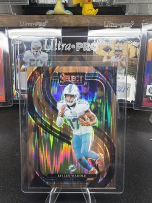 2024 Panini Select - Premier Level Jaylen Waddle #168 Copper Shock Prizm /299