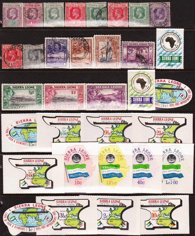 SIERRA LEONE COLLECTION - EARLY to 1960's - LOOK!