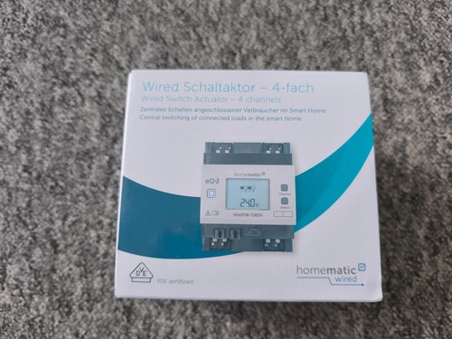 Homematic IP DRS4 Wired Schaltaktor 4fach