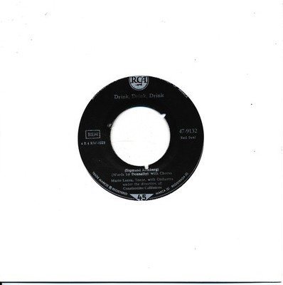 Drink, Drink, Drink - Mario Lanza - LC Single 7'' Vinyl 178/10