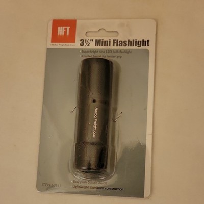HFT Mini Flashlight Super Bright 9 LED 3.5'' - New in Box