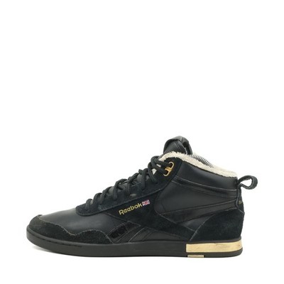 Reebok Damen 4-J15510 Sneaker Schwarz Leder Mittel Wärmendes High Top EU 39