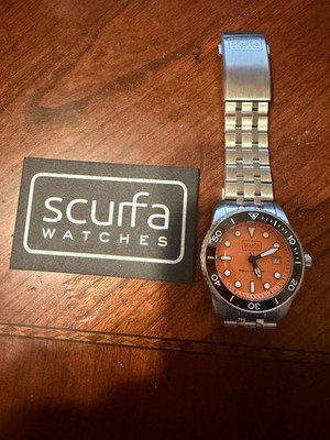 Scurfa Bell Diver 1 Orange Dial Men's Watch