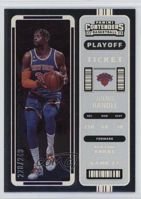 2022-23 Panini Contenders Playoff Ticket 228/249 Julius Randle #14 0o6m