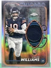 2024 Topps Chrome - Rookie Relics Caleb Williams #CRR-CW (MEM, RC)