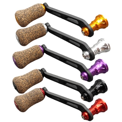 Rubber Cork Handle 70MM Knob Carbon Fibre Material Ergonomic Grip Screw-in Type - Picture 4 of 22