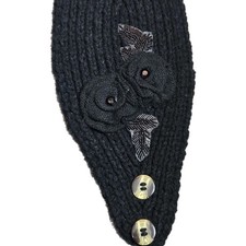 C.C Soft Stretch Winter Warm Cable Knit Fuzzy Lined Ear Warmer CC Headband