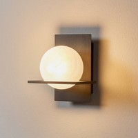 Lucande Wandleuchte, Wandlampe Innen 'Kulka' (Modern) In Schwarz Aus Metall (1 F