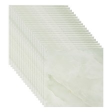 20pcs 11.8"x11.8" Peel and Stick Backsplash Marble PVC Wall Tile, Green