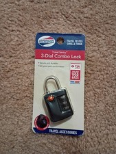 American Tourister Travel Sentry 3 Dial Combo Combination Luggage Security Lock