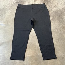 Express Ponte Pants Womens Size XXL Charcoal Gray Pull On Office High Rise
