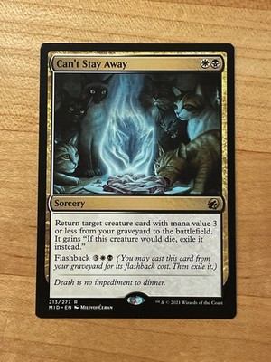 MTG NM Cant' Stay Away [Innistrad: Midnight Hunt]