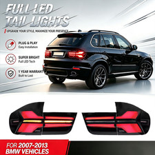 4PCS LED Tail Light Brake Rear Lamps For BMW X5 E70 2007-2013 Upgrade G05 Style