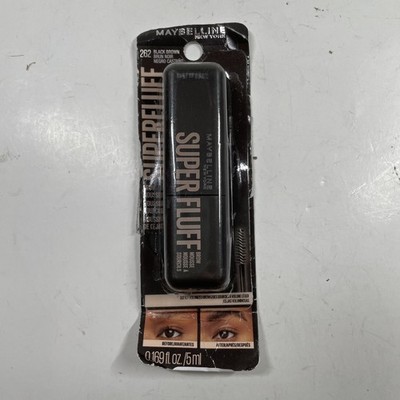 1 Pack - Maybelline 262 Black Brown  Super Fluff Brow Mousse (OPEN BOX)