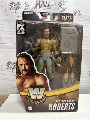 WWE Jake The Snake Roberts Elite Legends CHASE Series 13 Wrestling Figure NIB