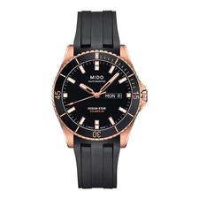 Mido Ocean Star M026.430.37.051.00 Auto Black Dial PVD Day-Date 200m Caliber 80