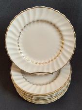 10 Royal Doulton Adrian Bread Plates 6.5 Whit...
