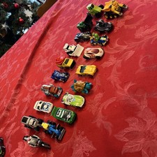 Mixed Die cast Car Lot Of 19 Vehicles Some Vintage Mario Tonka And More