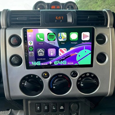 12.3'' For Toyota Fj Cruise 2008-2015 Car GPS Navigation Stereo Radio carplay 64G