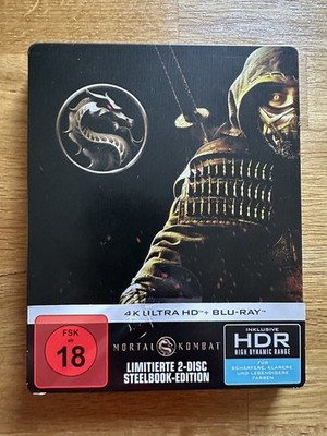 Mortal Kombat (2021) 4K Ultra HD + Blu-ray Steelbook Edition