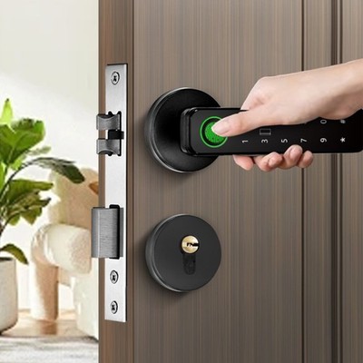 Türschloss Set mit Griff WiFi Keyless Entry Digital Keypad Smart Deadbolt